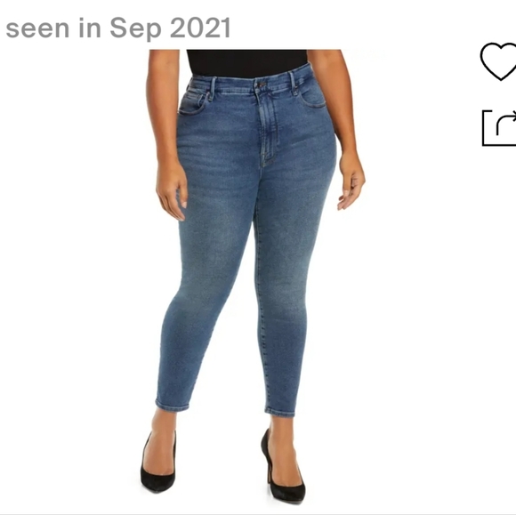 NWOT - Good American Good Legs Cropped - Size 14 - Picture 1 of 7